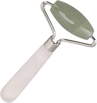 Jade Roller Handcrafted Skin Tightening Face Roller for Reducing Puffiness Skin Types