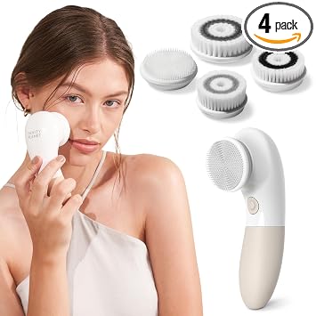 Vanity Planet Raedia Cepillo de limpieza facial – Cepillo eléctrico de