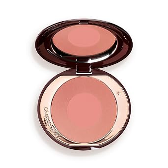 Charlotte Tilbury Rubor en polvo Cheek to Chic - Maquillaje de mejillas de dos tonos con un acabado radiante y luminoso - Color para construir que suaviza, pule y mezcla para un brillo que refleje la