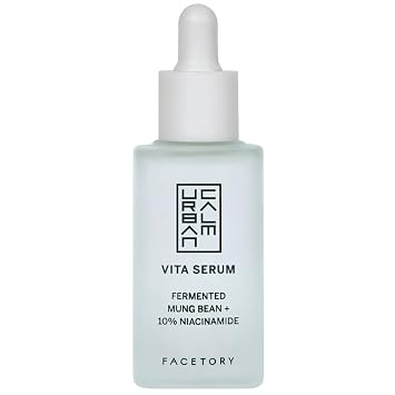 FACETORY Suero Vita coreano Urban Calm con 10% de niacinamida, 1 fl oz