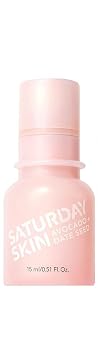 Saturday Skin Wide Awake - Crema iluminadora coreana para ojos, para arrugas, ojos hinchados, ojeras, ligera, hidratante, hidrata profundamente, antienvejecimiento reduce las líneas finas (0.51 onzas