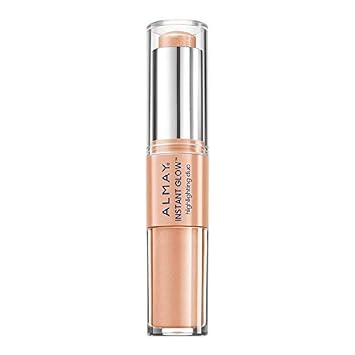 Almay Instant Glow Highlighting Duo, Nude Glow, 0.1 onzas líquidas, maquillaje iluminador