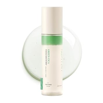 VILLAGE11FACTORY Fresh Dewy Green Cica Serum Facial Mist Spray facial coreano para hidratación profunda cuidado de la piel en movimiento, 3.38 oz