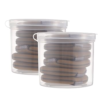 Mipcase Esponjas de maquillaje profesional 12pcs soplo de doble cara sin látex para todos para mezclar y aplicar productos