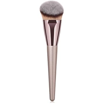 VVS Juego de brochas de maquillaje profesional, brocha de base sintética de alta calidad, polvo de mezcla de polvo cónico Kabuki, base líquida, brochas de maquillaje, aplicador de cosméticos (dorado