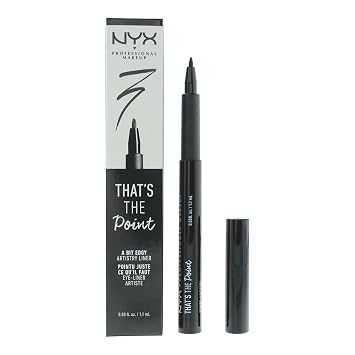 NYX Professional Makeup That's The Point A Bit Edgy Delineador de ojos líquido, 0.036 onzas (TTPE03)