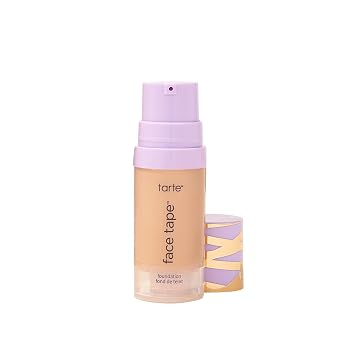 tarte base de maquillaje face tape – Base de cobertura completa con acabado mate con Snow Mushroom y ácido hialurónico para hidratación, resistente al agua, vegana y libre de crueldad animal