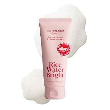 Espuma Limpiadora Brillante de agua de arroz de The Face Shop, 5 Onzas