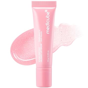 medicube PDRN - Bálsamo labial brillante con péptido, brillo hidratante y