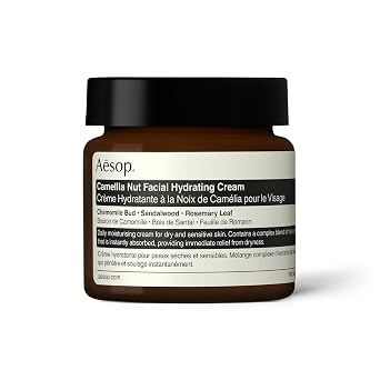Aesop Crema hidratante facial Camellia Nut, hidrata y suaviza, 2.1 onzas