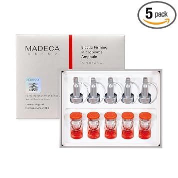 MADECA DERMA Microbiome Ampolla Elástica Reafirmante 5 paquetes (0.23 fl oz