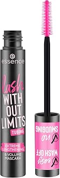 essence Lash Without Limits Extreme - Máscara de pestañas para alargamiento