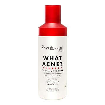 The Crème Shop | Cuidado de la piel coreano ¿QUÉ ACNÉ? Hidratante diario Nutrición hidratante para pieles propensas al acné