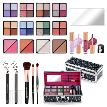 Kit completo de maquillaje de ninfa de color para mujeres, juegos de maquillaje para principiantes