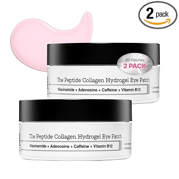COSRX Pink Peptides - Parche de hidrogel de colágeno para ojos hinchados