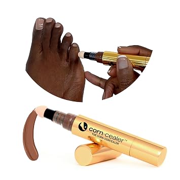 Oculta instantáneamente los callos de los dedos de los pies con este corrector de maíz (nuez moscada) (nuez moscada)