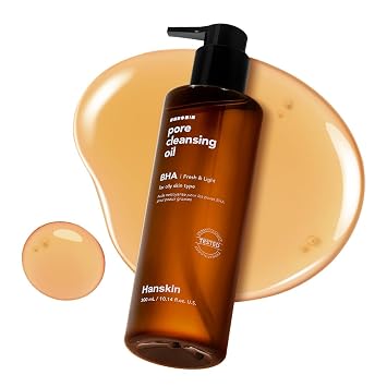 Hanskin Aceite limpiador de poros BHA de gran tamaño 10.14 fl oz para