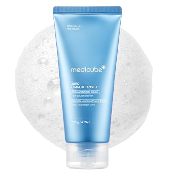 Limpiador de espuma medicube Zero para piel sensible - Control del sebo, equilibrio de la humedad y minimización de los poros | Cuidado de la piel coreano