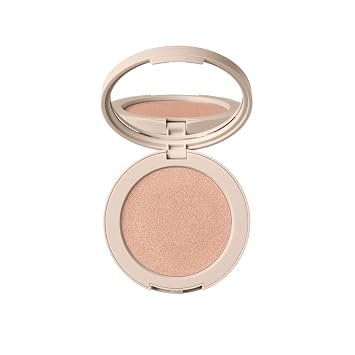 ILIA - Iluminador en crema Lightshift (Glint, champán suave, 0.27 onzas | 0.3 oz) | Uso de 12 horas | Crema a polvo | Borroso, mezclable, sin peso | Seguro para pieles sensibles, limpio, libre de