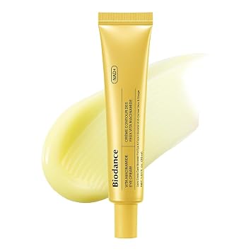 BIODANCE Vita - Crema de ojos de niacinamida, crema para debajo de los ojos para círculos oscuros y manchas oscuras, revitalizante, iluminante, tonificante, regalos de cuidado personal para mujeres