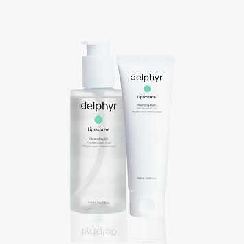 Doble limpiador Duo para limpieza facial: aceite limpiador de centella liposomal y café en polvo espuma de limpieza profunda de poros para doble limpieza, cuidado de la piel coreano