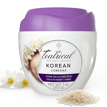 TEATRICAL Efecto de crema facial coreana con células madre y arroz, 7 onzas