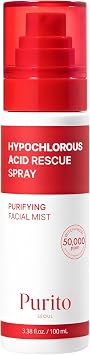 PURITO Aerosol facial HOCl para pieles sensibles, 3.38 onzas líquidas