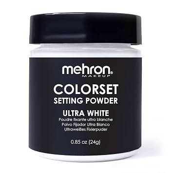 Mehron Makeup Colorset Setting Powder - Polvo coloreado blanco