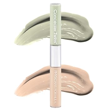 Physicians Formula Barra Correctora Cremosa de Doble Punta Verde/Claro, Neutralizante, Ojeras, Cicatrices, Manchas, Ojos