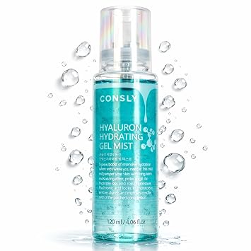 Bruma facial hidratante de ácido hialurónico | Spray facial refrescante para una humedad instantánea | Spray coreano para el cuidado de la piel facial y corporal | Hidratación ligera | 4.06