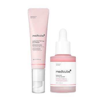 medicube PDRN Peptide Serum Duo para rostro y ojos - PDRN Suero facial y