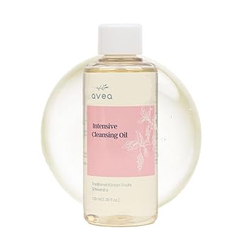 AVEA Aceite de limpieza intensivo | Aceite de semillas de Schisandra coreano tradicional | Seis aceites a base de plantas | Potente limpieza para maquillaje impermeable | Textura rica e hidratante | 3.38 onzas líquidas / 3.4 fl oz