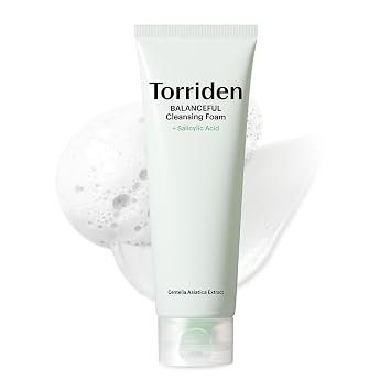 Torriden Espuma limpiadora de poros equilibrada de 5.1 fl oz (5.07 fl oz.) | Exfolia ligeramente y refina los poros | Ácido salicílico, BHA, PHA, 5D CICA