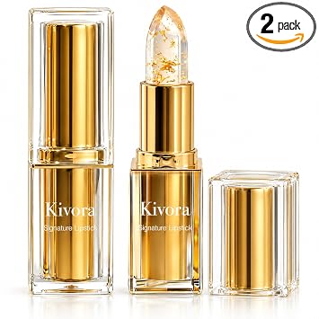 Kivora Lápiz labial para labios maduros, bálsamo labial que cambia de color