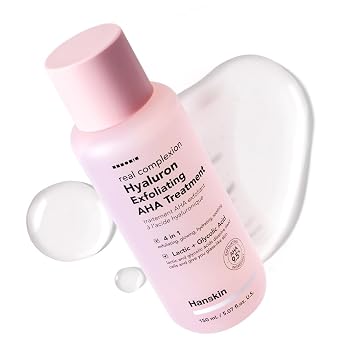 Hanskin Hyaluron Exfoliating AHA Treatment, tónico exfoliante, 5.07 fl oz
