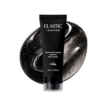 Paquete de limpiador elástico – Limpiador facial coreano para pieles grasas y mixtas | Limpiador espumoso que agarra y levanta puntos negros | Lavado facial suave de limpieza profunda sin