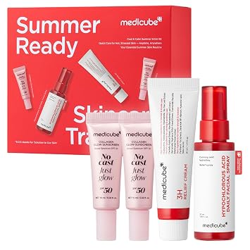 medicube Kit de viaje para el cuidado de la piel listo para el verano para