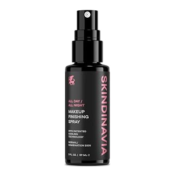 Skindinavia All Day/All Night Makeup Setting Spray, 2 oz, Up to 16+ Hours