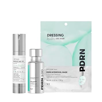 VT COSMETICS Cica Reedle Shot 100 & PDRN 100 Esencia & PDRN Máscara de hidrogel 4 piezas