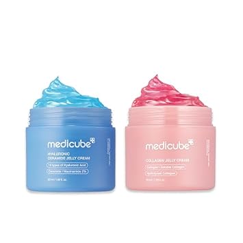 medicube Viral Jelly Cream Duo - Crema de gelatina de ácido hialurónico y