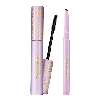 tarte Máscara de pestañas de tartelette y forro de barra rápida de tartelette - Extensiones de pestañas en tubo con delineador de ojos de gel de punta inclinada ultrafina, maquillaje de ojos fácil de