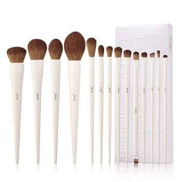 Jessup Juego de brochas de maquillaje, 14 piezas, para rostro y ojos, T329