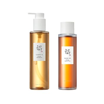 Beauty of Joseon Aceite limpiador de ginseng (7.1 fl oz, 7.1 fl oz) con agua de esencia de ginseng (5.1 fl oz, 5.07 onzas líquidas), cuidado de la piel coreano