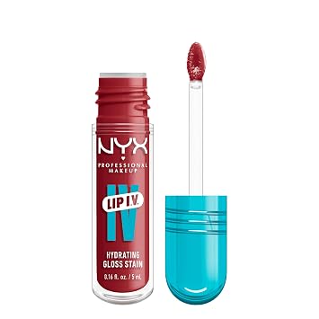 NYX PROFESSIONAL MAKEUP Lip IV - Tinte labial brillante hidratante con hidratación de 12 horas - Bubblegum Burst (rosa)