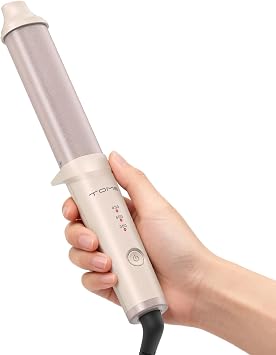TOME Mini varita ovalada de 1.25 pulgadas, 3 calor 360–430 °F, rizador de
