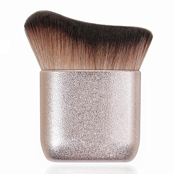 Brocha Autobronceadora GOERTI Brocha de Maquillaje Corporal para Maquillaje de Piernas Impecable, Brocha de Maquillaje Kabuki para Rostro y Cuerpo, Aplicador de Mezcla de Bronceado de Cobertura