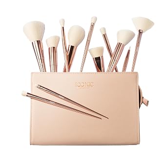 ICONIC LONDON Ultimate Brush Set | Juego de brochas de maquillaje de 12 piezas