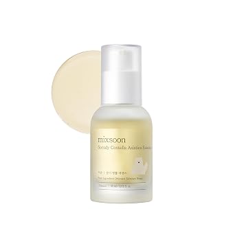mixsoon Soondy Esencia de Centella Asiática - Suavizante y Calmante para el Rostro, Extractos de Cica de la Isla Jeju y Fórmula Hidratante para una Piel Equilibrada 30 ml / 1.01 fl.oz. Cuidado de la