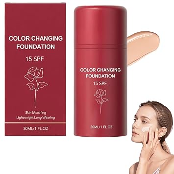 Base coreana que cambia de color, acabado de ajuste automático (natural 1 onza líquida)