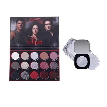 ColourPop Twilight Makeup Bundle - Paleta de sombra de ojos Eclipse (0.63 onzas), resaltador Super Shock Change Me (0.28 onzas), juego de ojos y cara de alto pigmento para un aspecto radiante y de